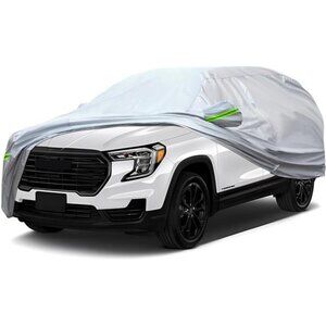 Full Car Cover Universal 6 Layers Outdoor Thicked All Weather Cover, Sunshield